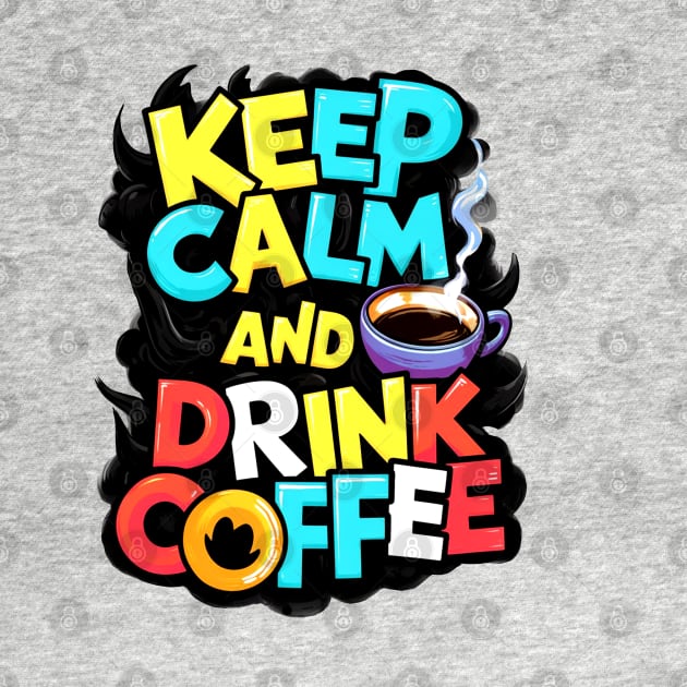 Keep calm and drink coffee by LegnaArt